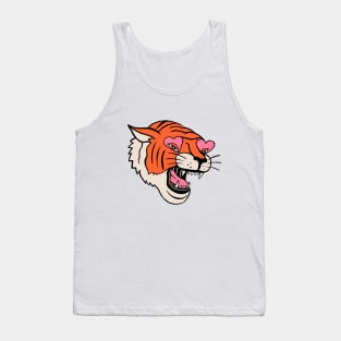 Tiger Heart Eyes Tank Top